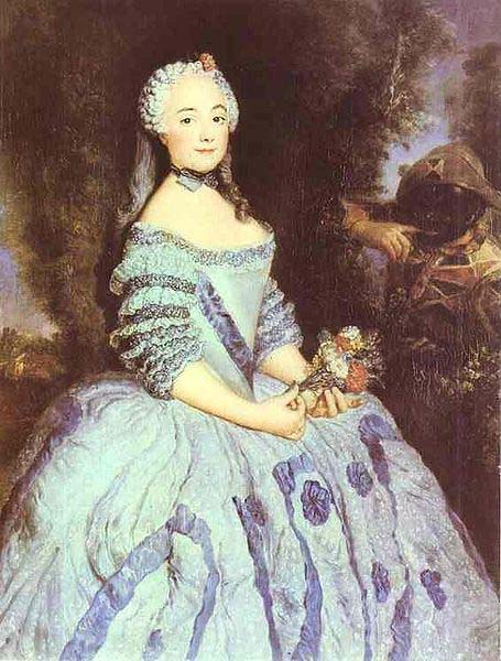 Portrait of the Actress Babette Cochois (c.1725-1780), later Marquise Argens